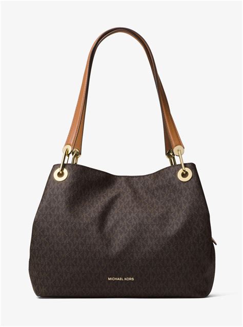 michael kors taschen raven|Raven Logo Shoulder Bag .